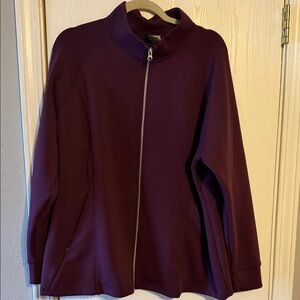 Women's maroonish Purple Jacket